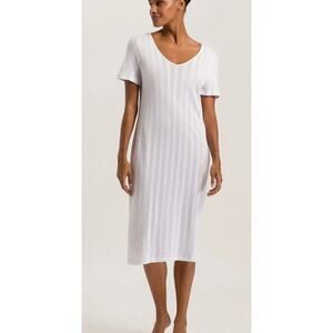 Hanro Simone Organic Cotton Nightgown Size Small NWT